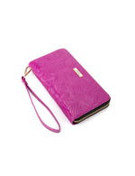 Serenade - WSF4516 Amira Zip Around Leather Wallet - Magenta