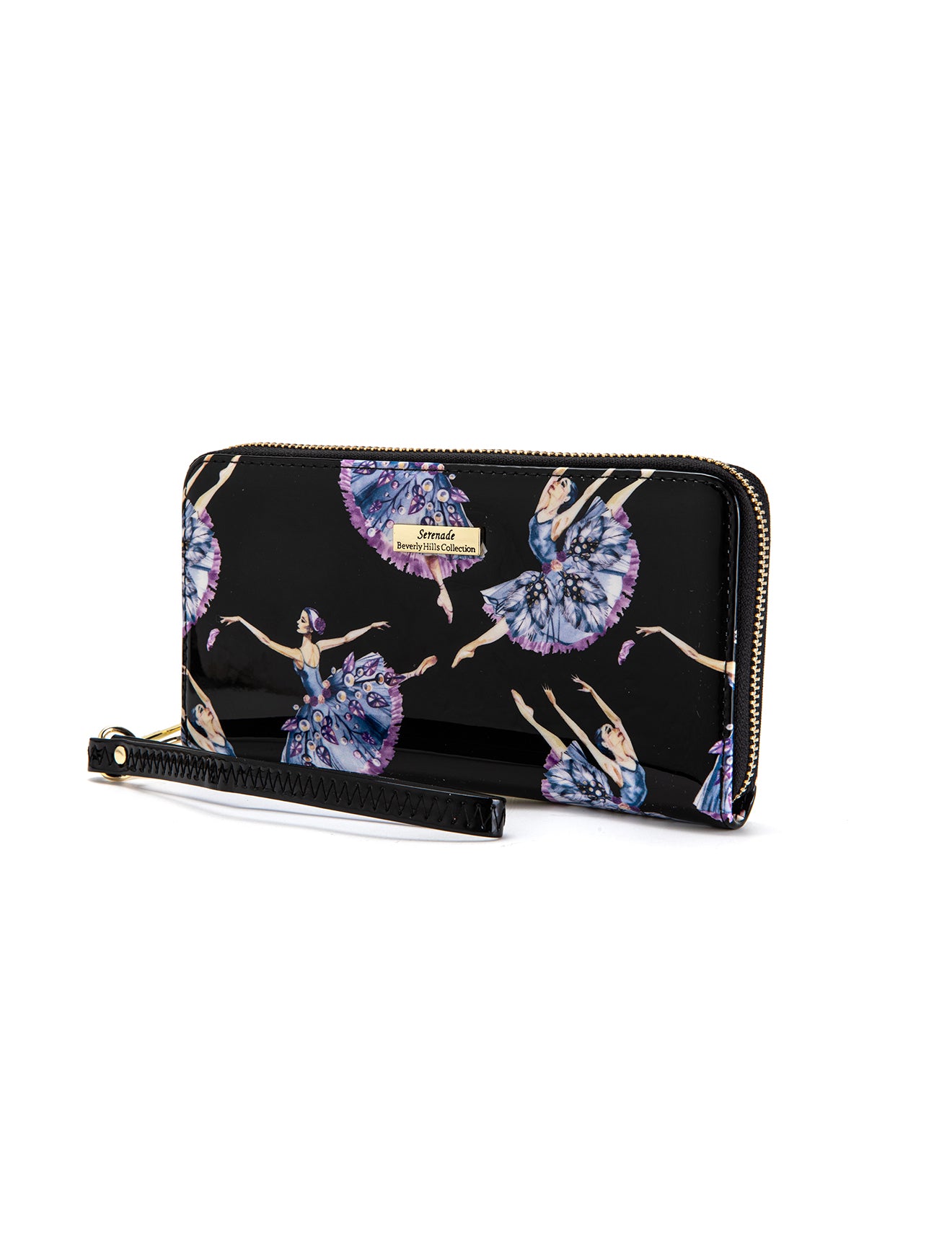 Serenade - WSF4816 Ballerina Zip Around Leather Wallet