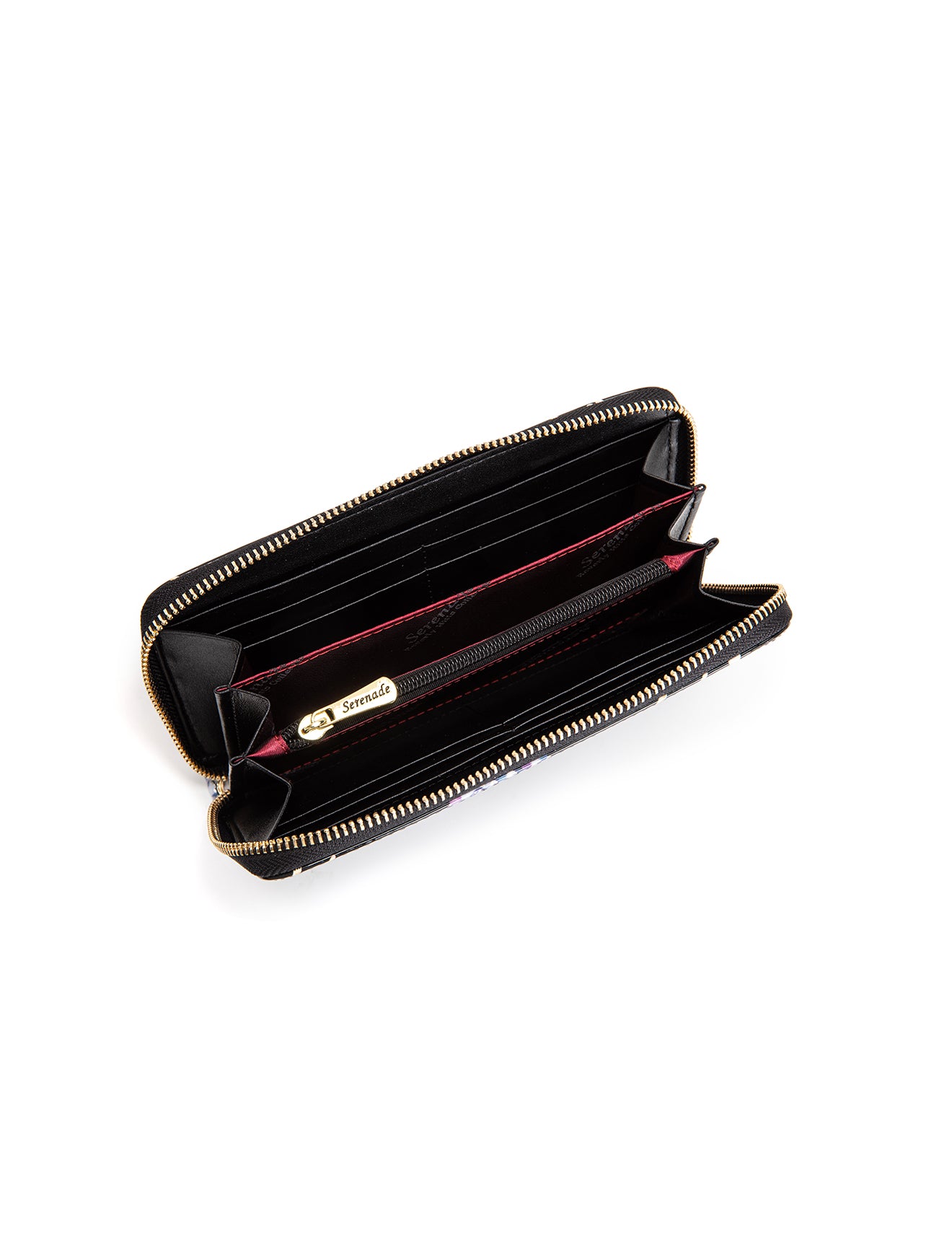 Serenade - WSF4816 Ballerina Zip Around Leather Wallet