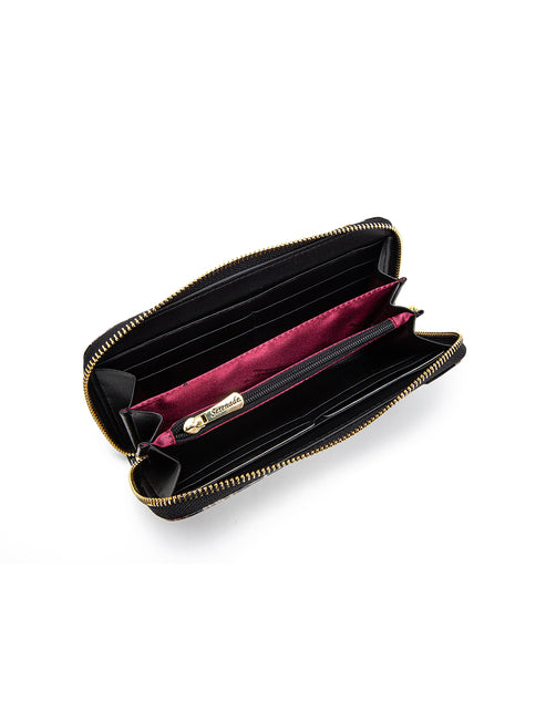 Serenade - WSF5016 Zip Around Pawty Leather RFID Wallet - Doggies