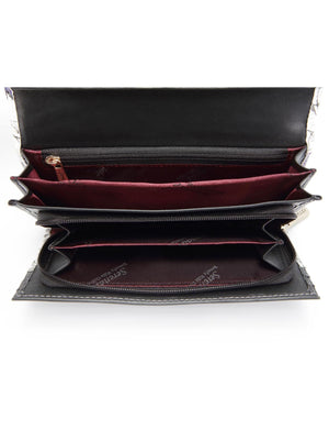 Serenade - Botanics Wsh4701(g) RFID Blocking Large Leather Wallet - Floral