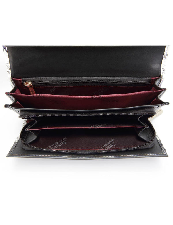 Serenade - Botanics Wsh4701(g) RFID Blocking Large Leather Wallet - Floral