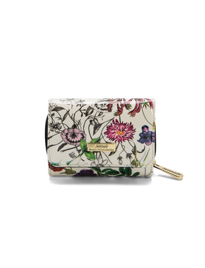 Serenade - WSH4703 Botanics Small Patent RFID Wallet - Gold