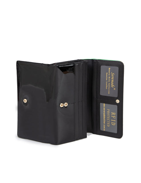 Serenade - WSN6201 Matilda Large Patent Leather RFID Wallet (SP)