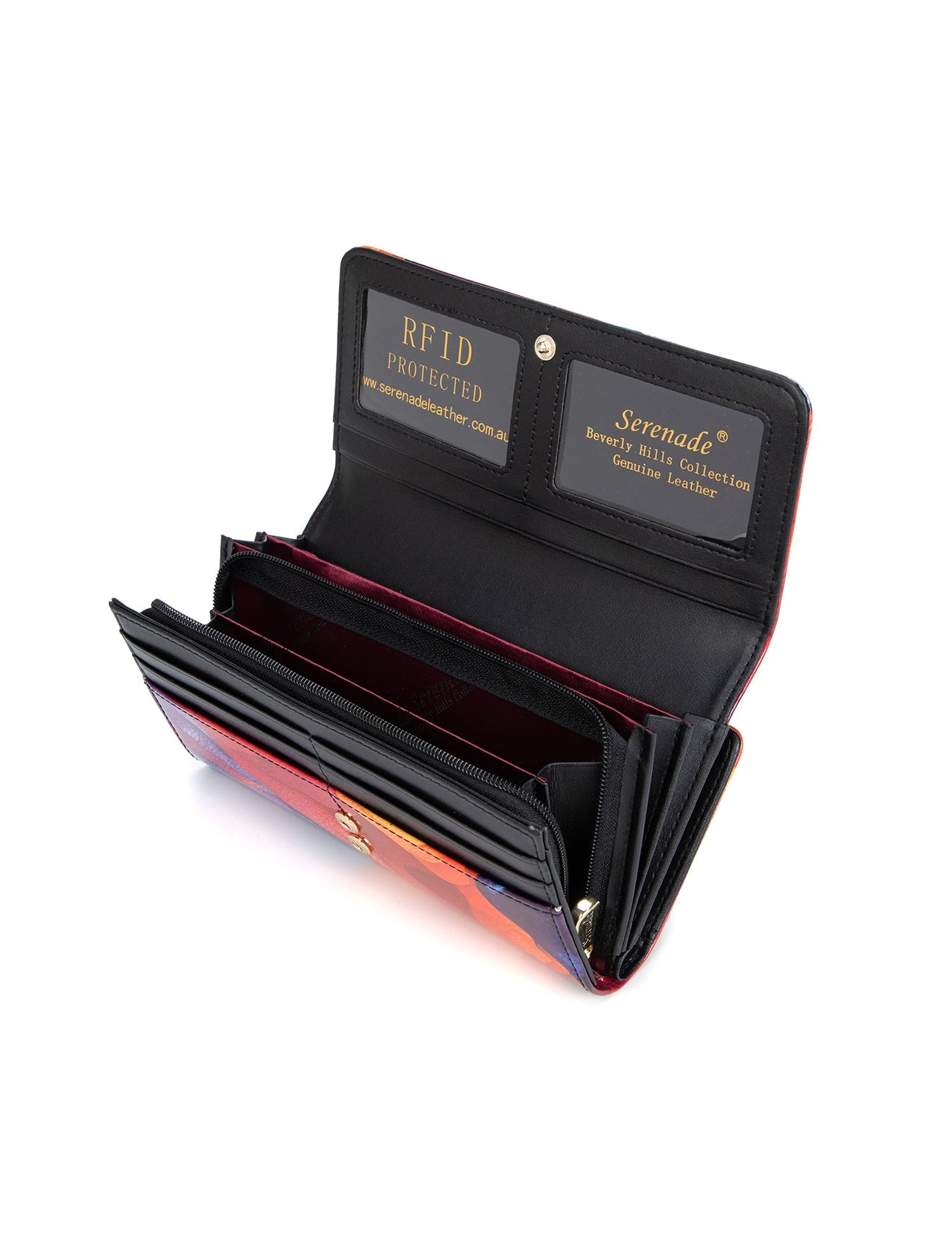 Serenade - WSN7501 Blaze Large Patent Wallet - Multi