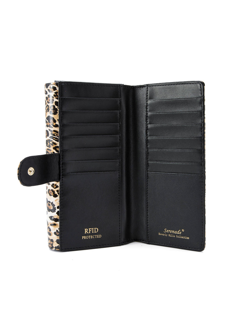 Serenade - WSN8801 Wild Cat Large Wallet - Leopard