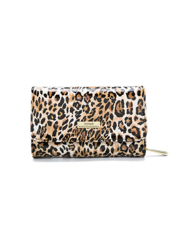 Serenade - WSN8802 Wild Cat Medium Wallet - Leopard