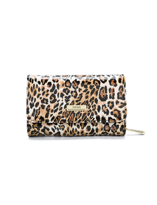 Serenade - WSN8802 Wild Cat Medium Wallet - Leopard