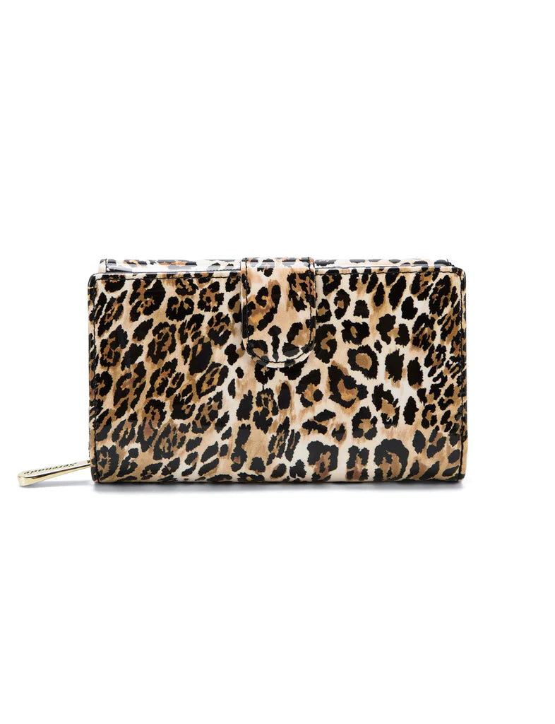 Serenade - WSN8802 Wild Cat Medium Wallet - Leopard