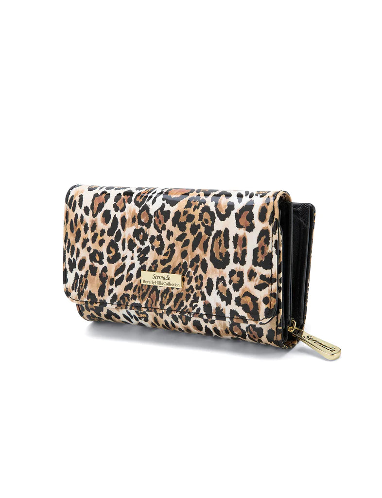 Serenade - WSN8802 Wild Cat Medium Wallet - Leopard