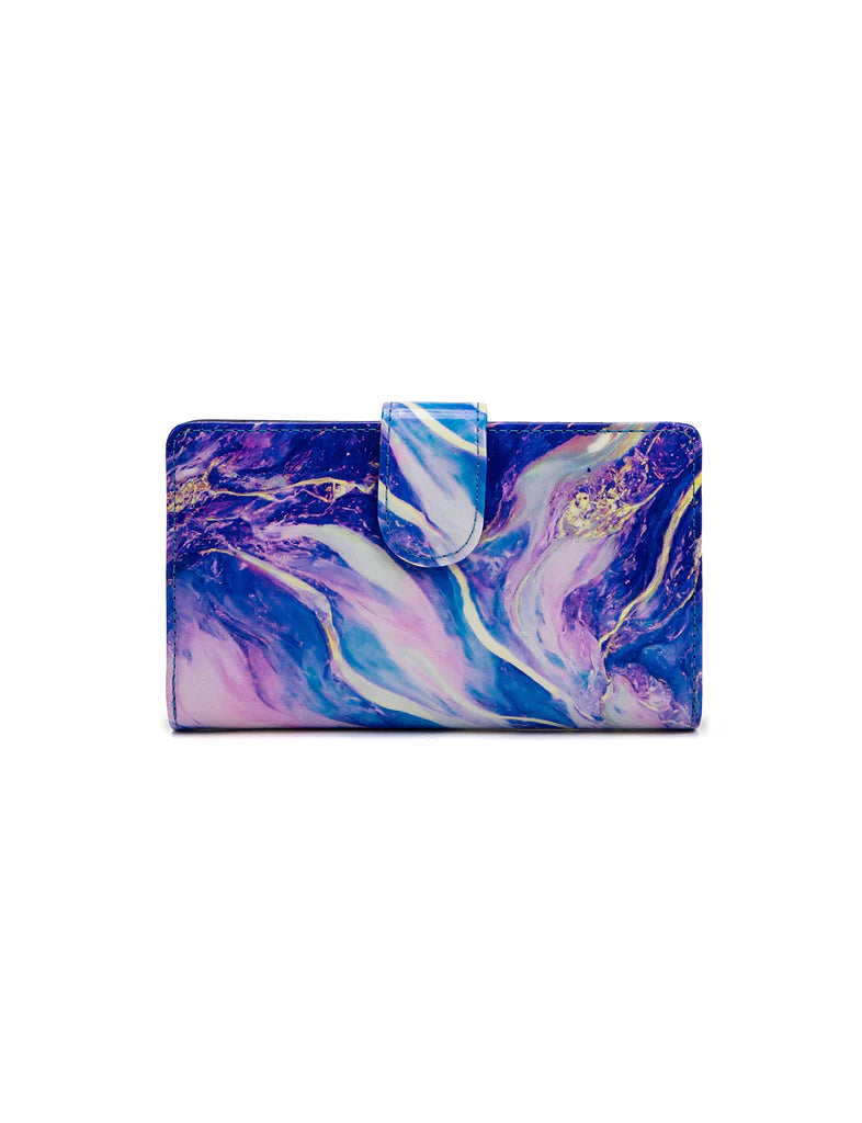 Serenade - WSN9602 Rae Medium Leather wallet - Purple Multi