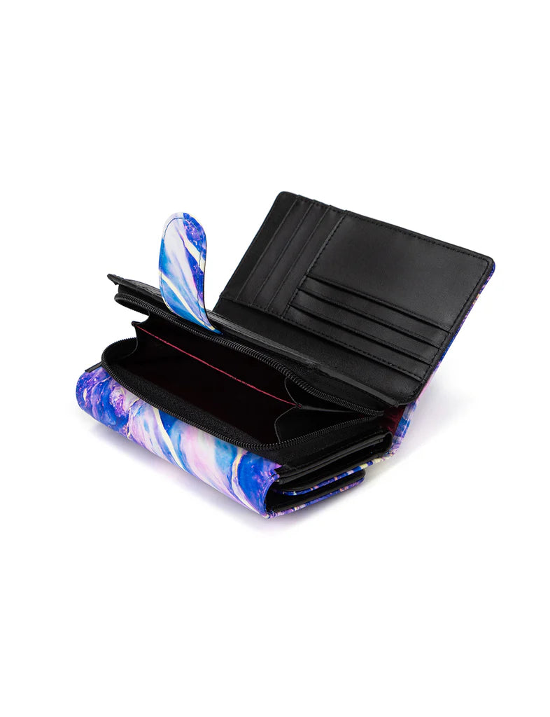 Serenade - WSN9602 Rae Medium Leather wallet - Purple Multi