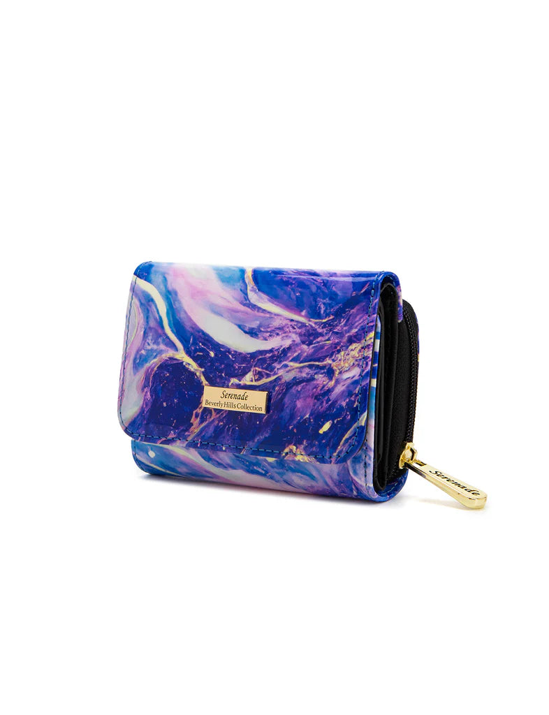Serenade - WSN9603 Rae Small Leather wallet - Purple Multi
