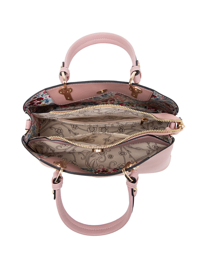 Miss Serenade - Molly XB-2330 Vegan Leather handbag - Pink