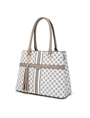 Miss Serenade - XB-2340 Emmaline Vegan Fashion - White Taupe
