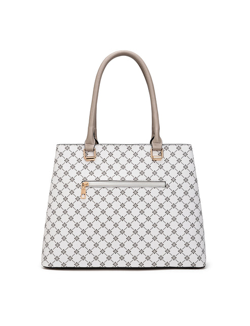 Miss Serenade - XB-2340 Emmaline Vegan Fashion - White Taupe
