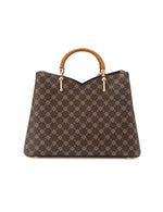 Miss Serenade - XB-2372 Tara triple compartment Med Handbag - Tan