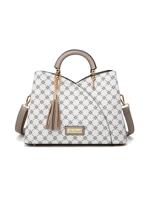 Miss Serenade - XB2372A TARA Multi Tripple Comp Vegan Fashion - White Taupe