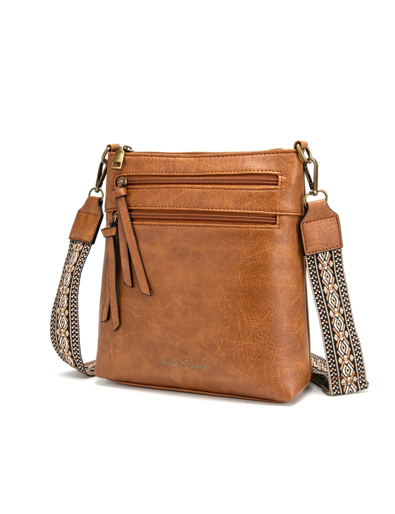 Miss Serenade - XB-2376 ANDI PU sidebag w Guitar Strap - Tan