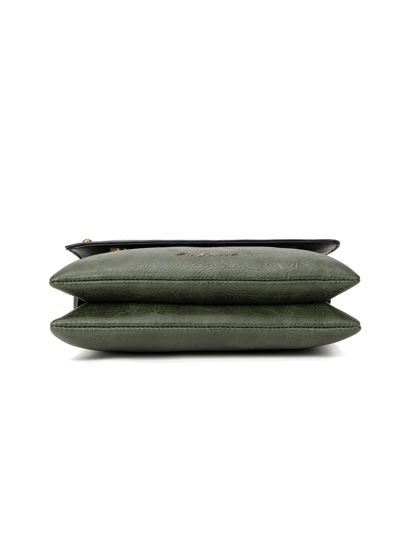 Miss Serenade - XB-2381 Imogen Vegan Flap Sidebag - Olive