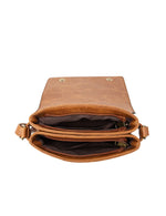 Miss Serenade - XB-2381 Imogen Vegan Flap Sidebag - Tan