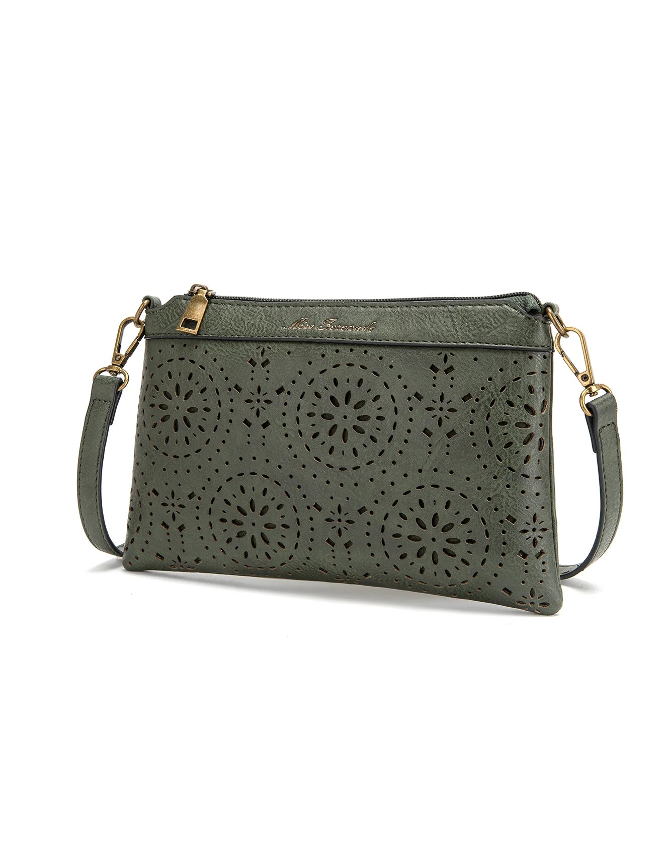 Miss Serenade - XB-2382 Arwen Sm Vegan Crossbody - Olive