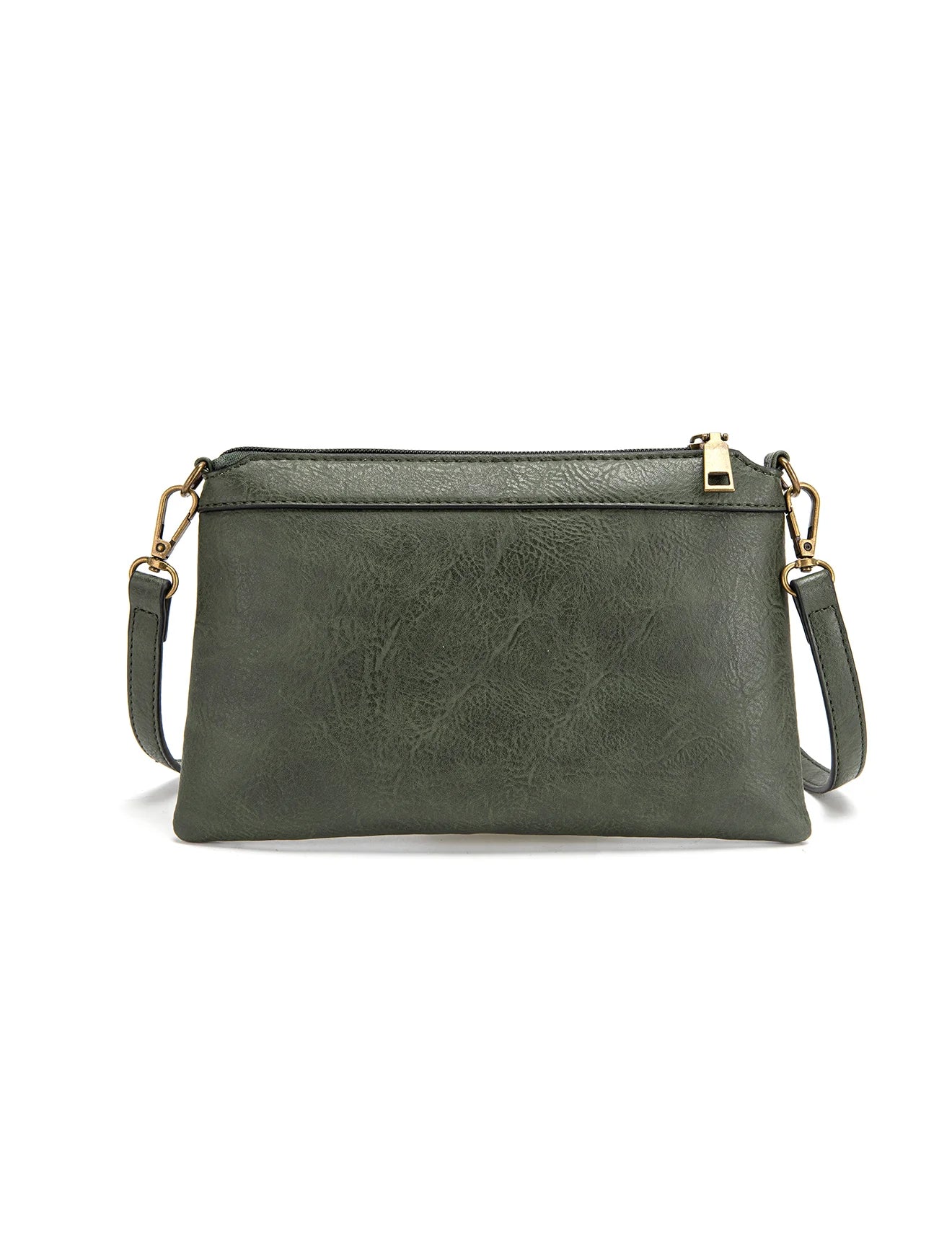 Miss Serenade - XB-2382 Arwen Sm Vegan Crossbody - Olive