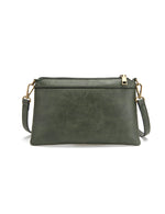 Miss Serenade - XB-2382 Arwen Sm Vegan Crossbody - Olive
