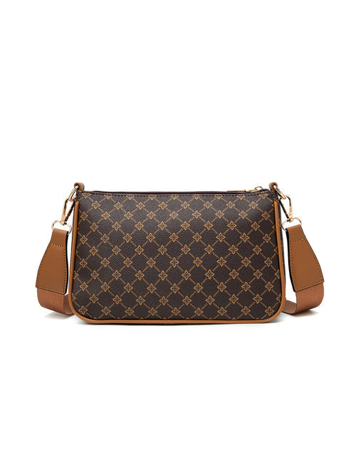 Miss Serenade - XB-2388 Milano x-body Vegan Fashion bag - Tan