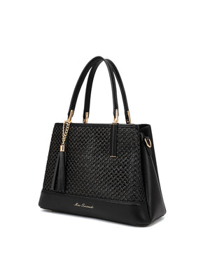 Miss Serenade - XB-2391 Sydney tripple Compart Vegan Fashion - Black
