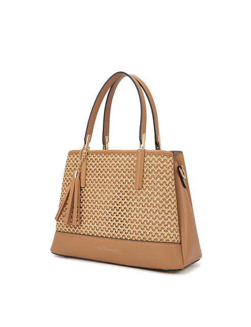 Miss Serenade - XB-2391 Sydney tripple Compart Vegan Fashion - Natural
