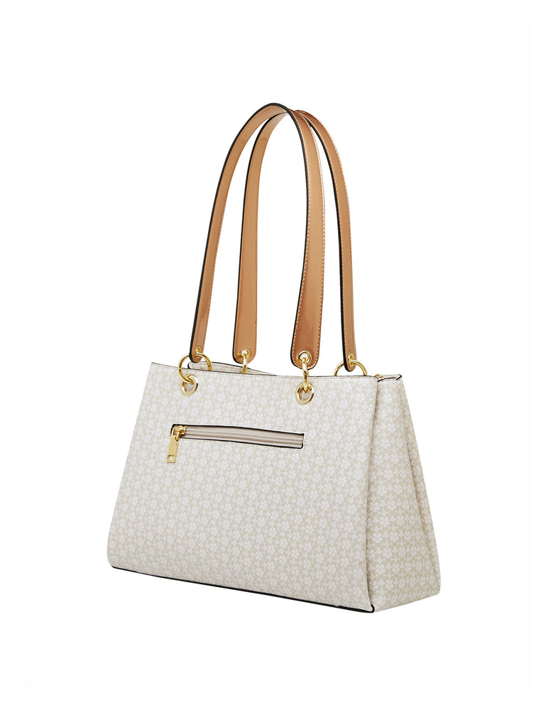 Miss Serenade - Dakota XB-2970 Fashion Handbag - Beige-3