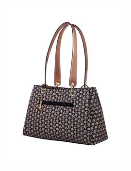 Miss Serenade - Dakota XB-2970 Fashion Handbag - Black - 0