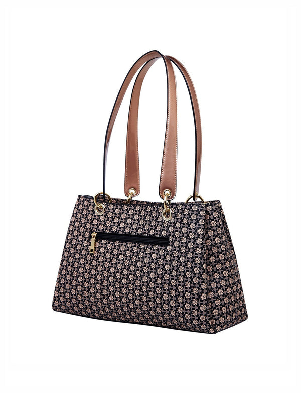 Miss Serenade - Dakota XB-2970 Fashion Handbag - Black