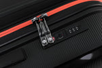 Tosca - TCA510 Bel-Air 25in Medium Spinner hard suitcase - Black/Orange