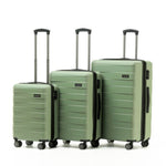 Aus Luggage - ALC250-3A VORTEX Set of 3 suitcases - Green