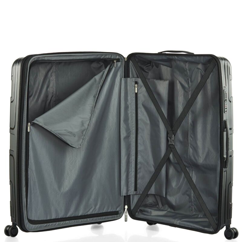 American Tourister - Light MAX SET of 3 (L-M-S) - Black