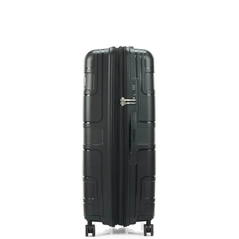 American Tourister - Light MAX SET of 3 (L-M-S) - Black