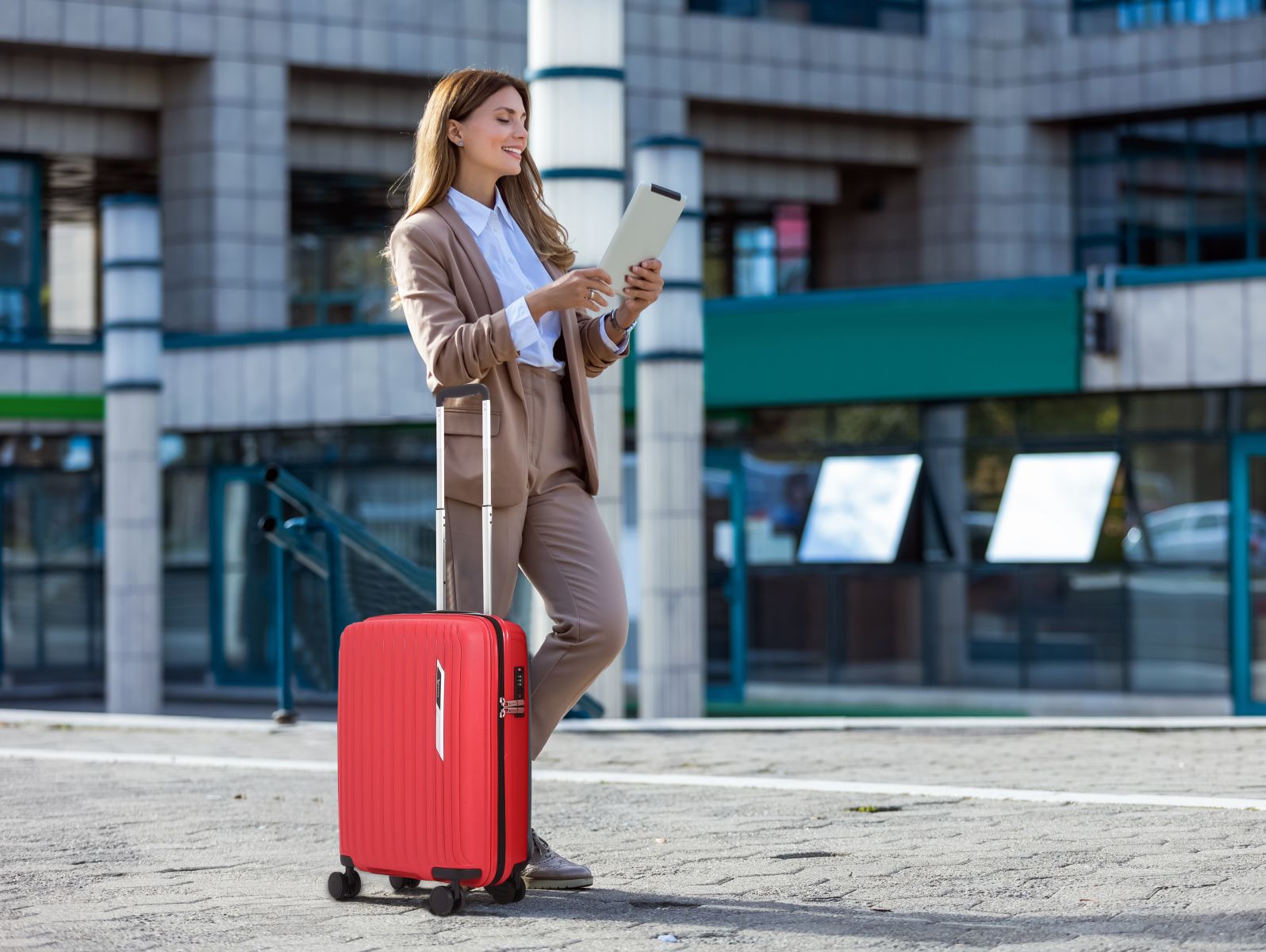 Qantas - QF270 New York 2pce Set Large & Small - Red