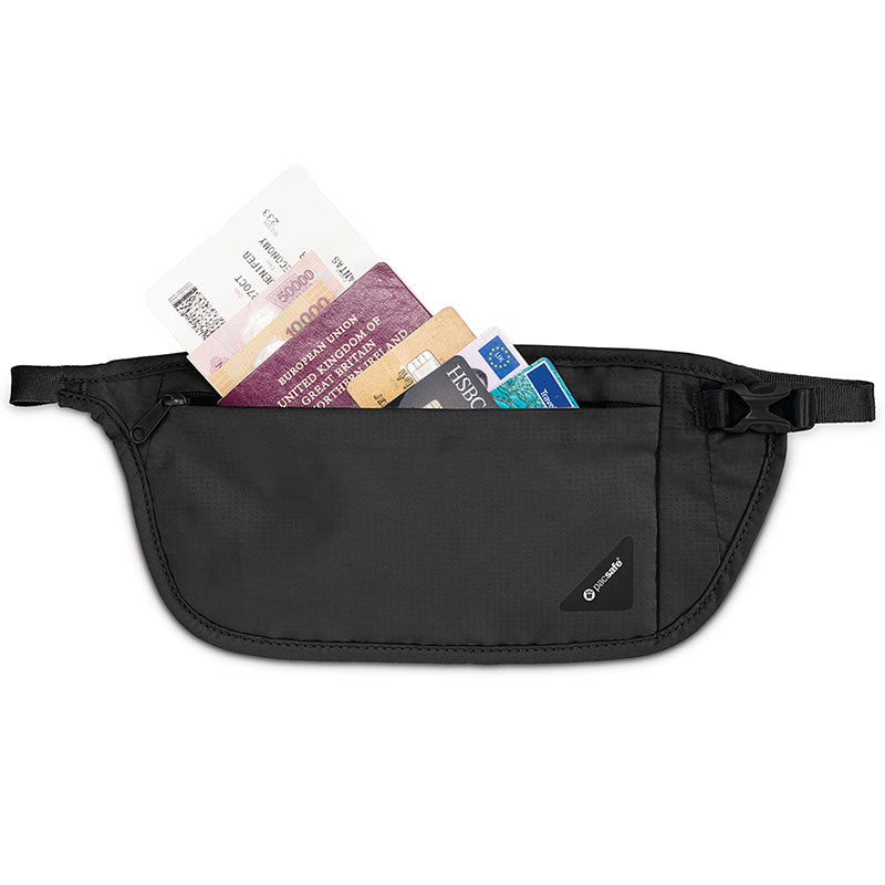 Pacsafe - Coversafeﾙ V100 Rfid Blocking Waist Wallet - Black