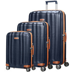 Samsonite - Lite-Cube Deluxe 3 Piece Set (55-76-82cm) - Midnight Blue