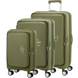 American Tourister - Curio Book opening Set of 3 (L-M-S) - Khaki