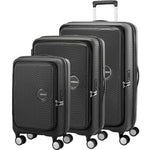American Tourister - Curio Book opening Set of 3 (L-M-S) - Black