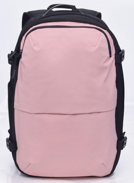 Travelite - Vacuum Compression Travel Backpack 17.3in with Pump - Pink