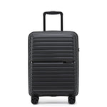 Tosca - TRON TCA812 21in Boxed Carry on Spinner suitcase - Black