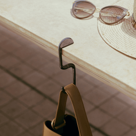 Klipsta - Flip Bag Hook- Chrome Black