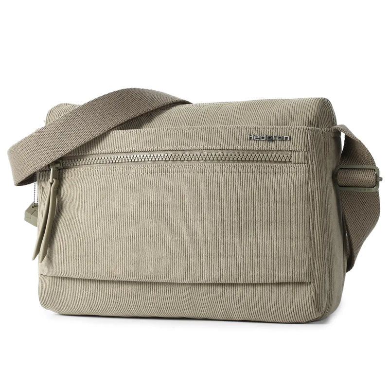 Hedgren - EYE M Hedgren - EYE M CROSSBODY RFID - CORDUROY -STRING BEIGE