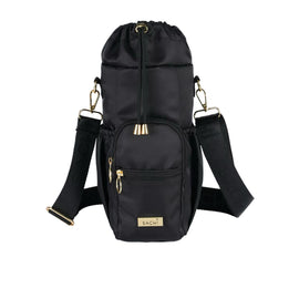 Sachi - 8830 Crossbody Insulated Bottle Bag - Black