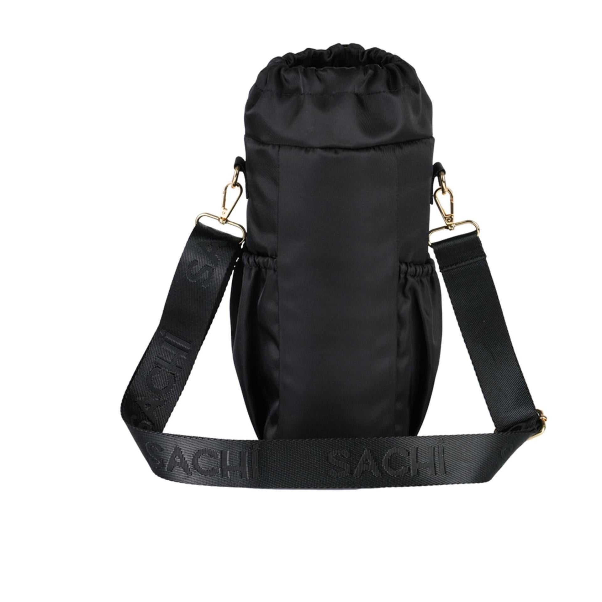 Sachi - 8830 Crossbody Insulated Bottle Bag - Black