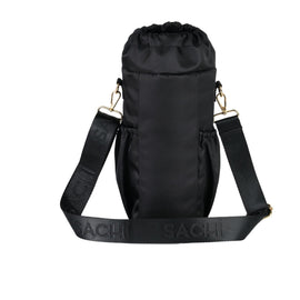 Sachi - 8830 Crossbody Insulated Bottle Bag - Black - 0